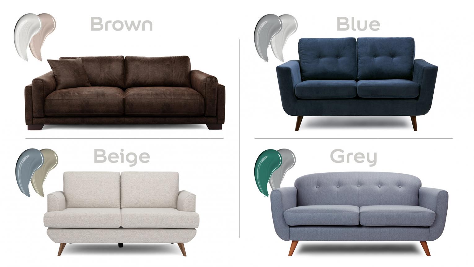 8 Paint Colours To Match Your Sofa Dulux, What Colours Goes With Brown Sofa