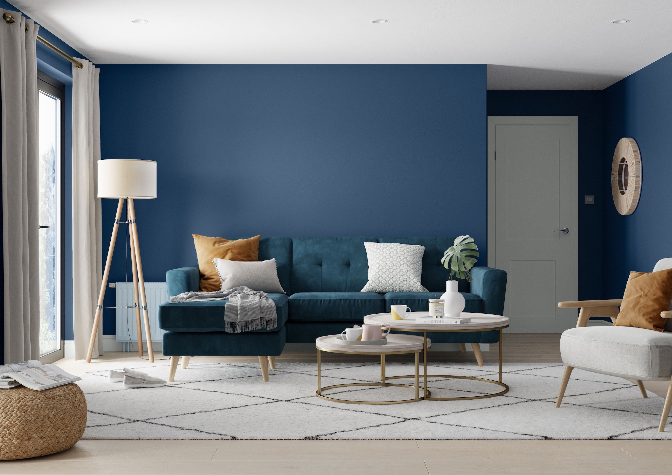 8 Stylish Teal Feature Wall Ideas Dulux, Teal Living Rooms Uk