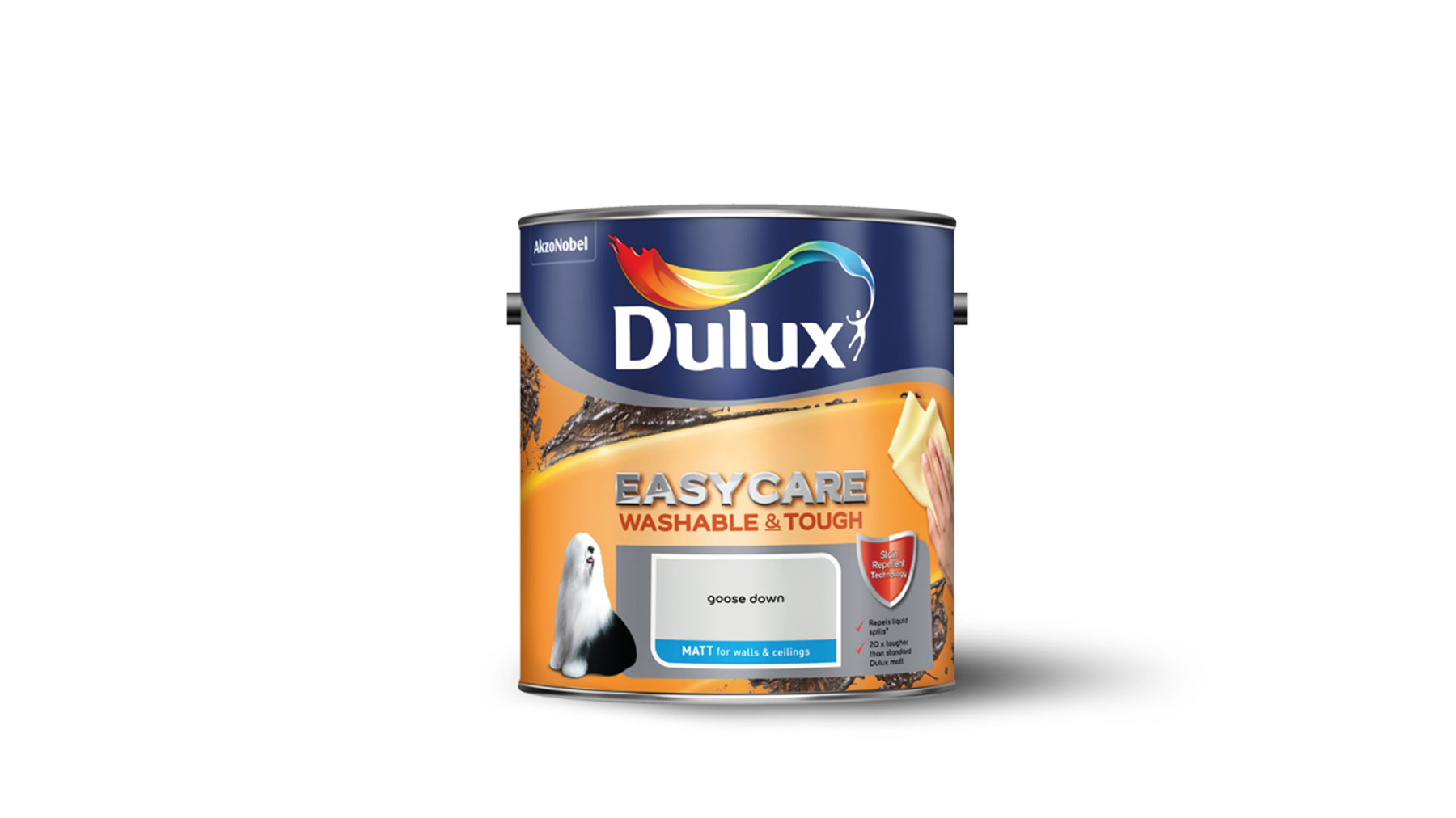 Introducing Dulux Easycare with innovative stain repellent technology