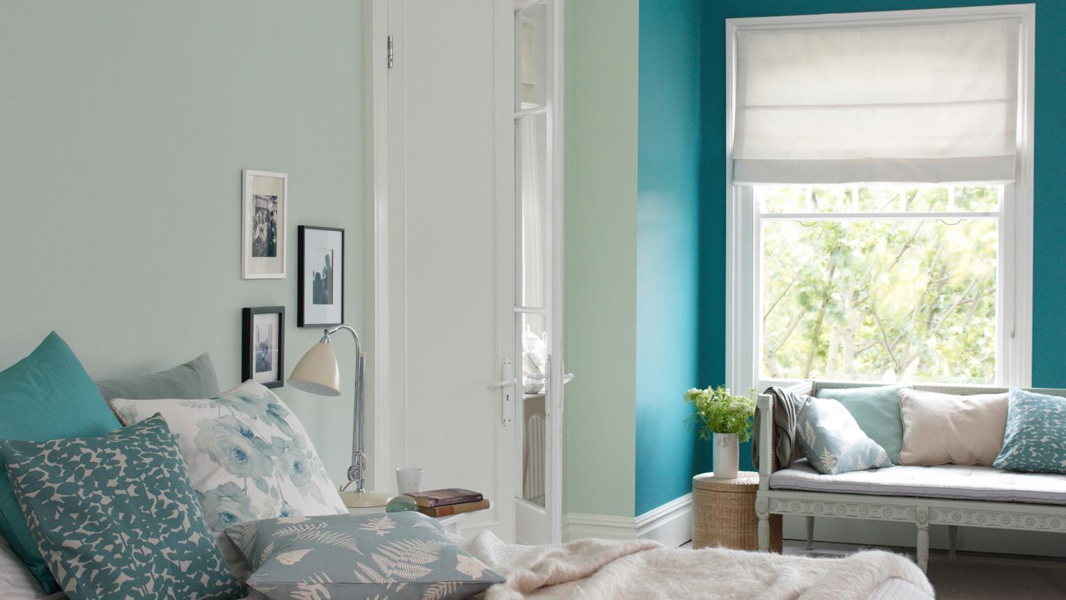 Unique teal and grey bedroom ideas Restful Teal Bedrooms Ideas Dulux