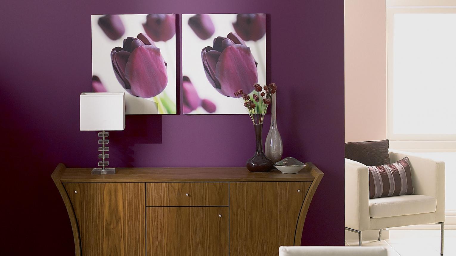 Using Purple To Create A Country Style Dining Room Dulux