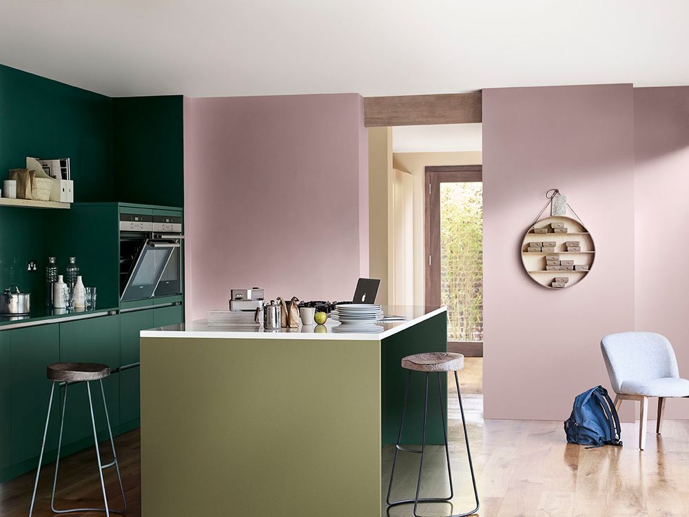 How To Decorate An Open Plan Kitchen Living Room Dulux